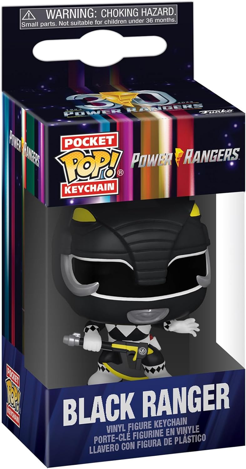 Pop! Pocket  Key chain: Power Rangers – Black Ranger
