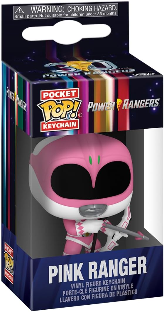 Pop! Pocket Keychain: Power Rangers – Pink Ranger