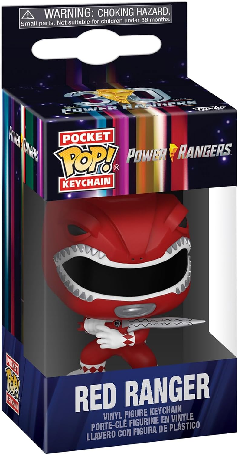 Pop! Pocket Keychain: Power Rangers – Red Ranger