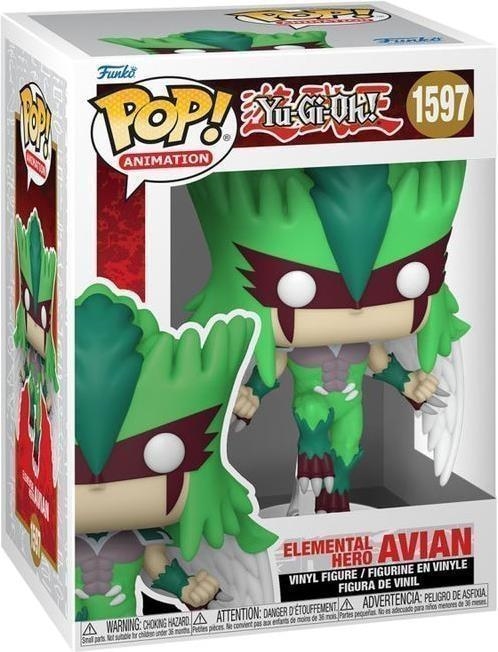 Funko Pop! Avian Elemental Hero Yu Gi Oh #1597