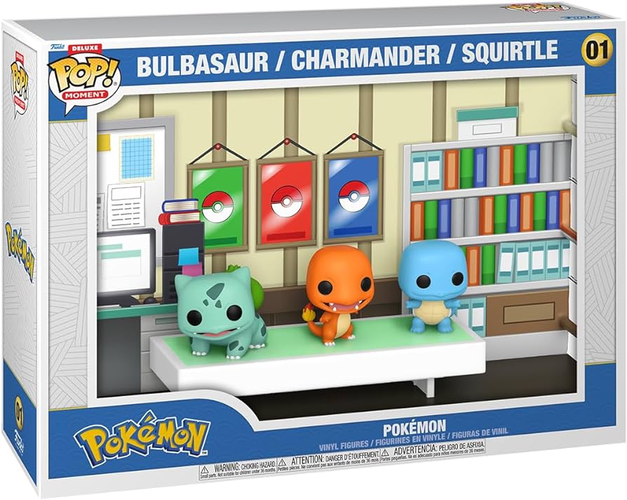 Funko Pop! Pokemon: Bulbasaur/ Charmander /Squirtle #01