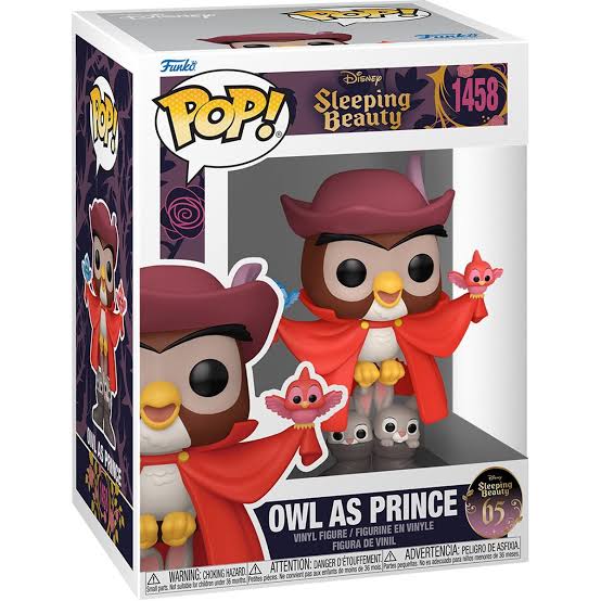 Funko Pop! Bella durmiente/Sleeping Beauty: Owl as Prince #1458