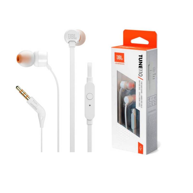 Audífonos JBL Tune T110 Blanco JBL