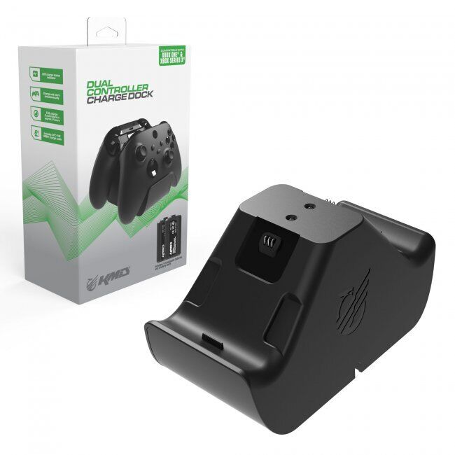 KMD Base de carga para dos controles – Xbox One – Xbox Series X/S