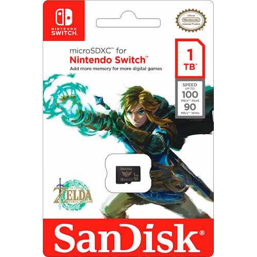 Memoria SanDisk microSDXC para Nintendo Switch 1Tb