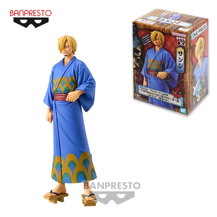 Figura One Piece – The Grandline Men Sanji Kimono Azul