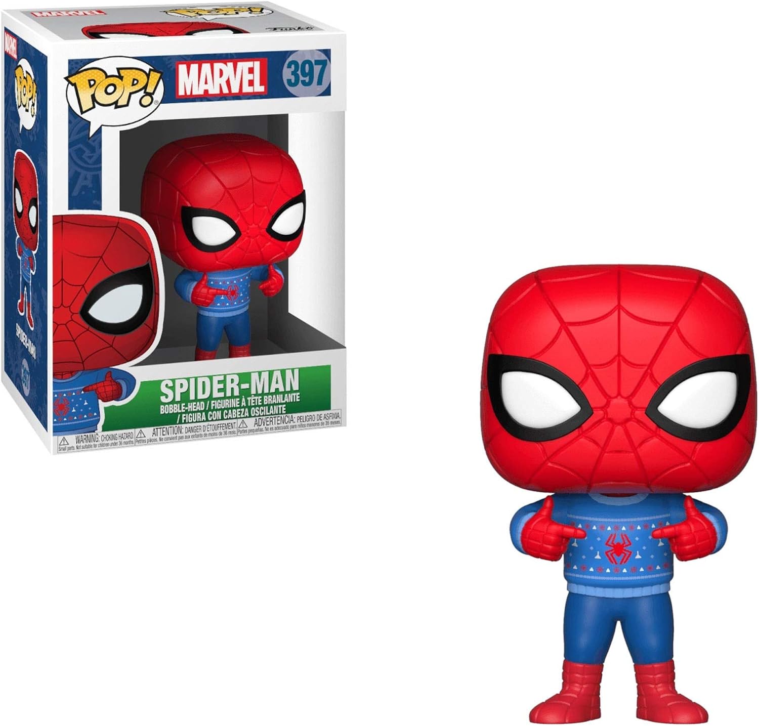 Funko Pop! Marvel: Holiday -Spider-Man #397