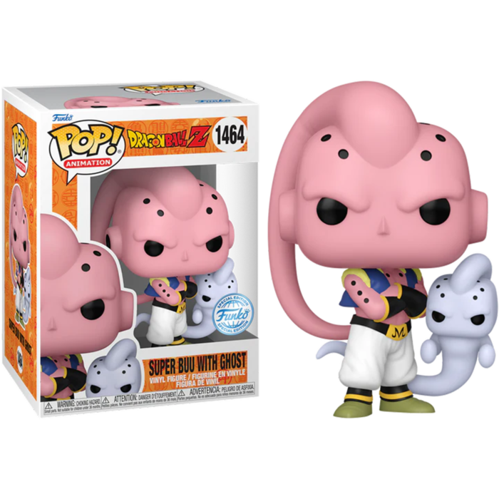 Funko Pop! Dragon Ball Z – Super Buu with ghost EXCLUSIVO #1464