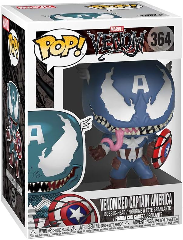 ¡Funko Pop! Marvel: Venomized Captain America #364