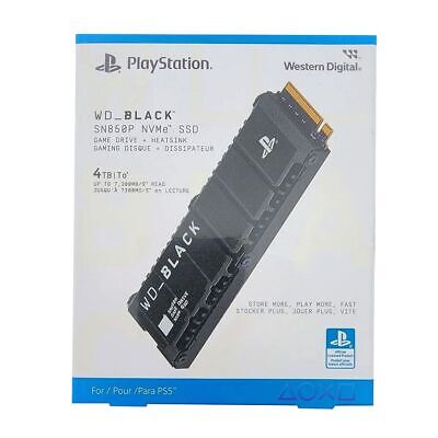Wd_Black SN850P SSD Disco duro externo 4 terabytes PlayStation 5