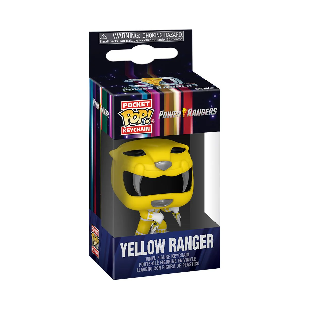 Pop! Pocket Keychain: Power Rangers – Yellow Ranger