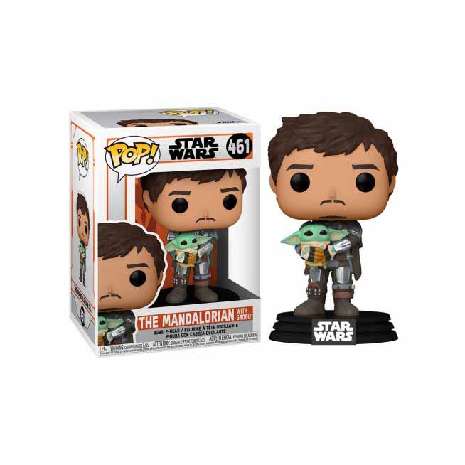 Funko Pop! Star Wars: The Mandalorian with grogu #461