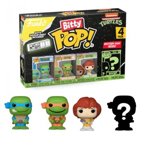 BITTY POP Leonardo – 4 Figuras Tortugas Ninja TMNT