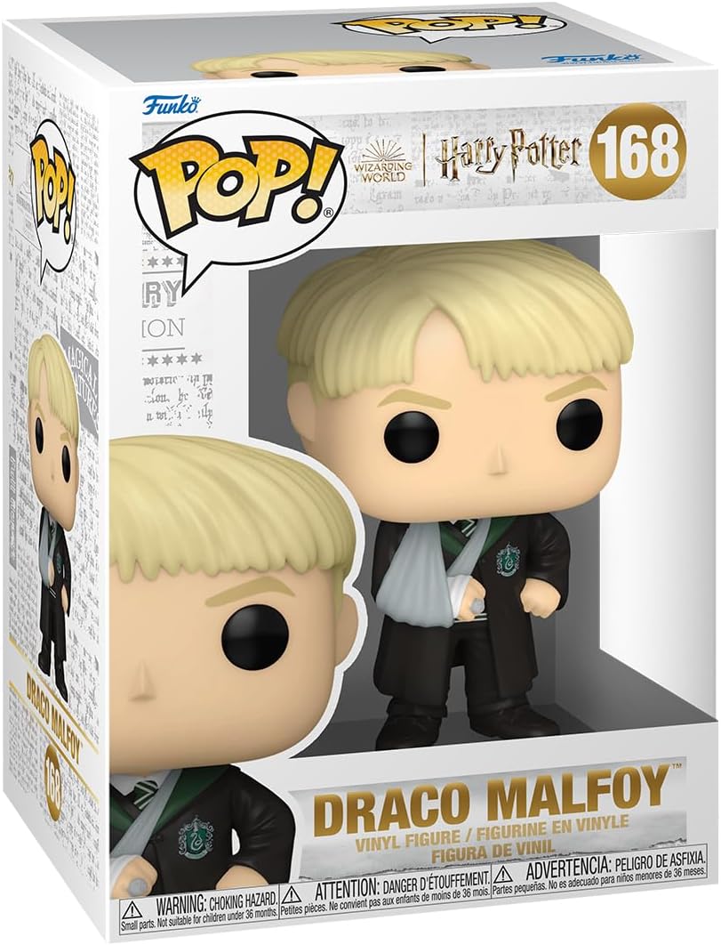 Funko Pop! Movies: Harry Potter Prisoner of Azkaban – Draco Malfoy con el brazo roto #168