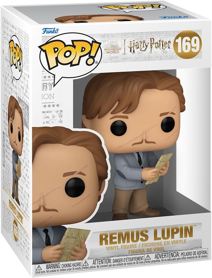 ¡Funko Pop! Películas: Harry Potter Prisionero de Azkaban – Remus Lupin con mapa #169