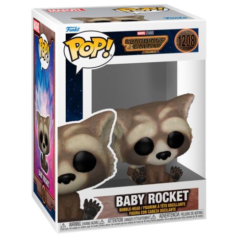 FUNKO POP! Guardianes de la Galaxia – Baby Rocket #1208