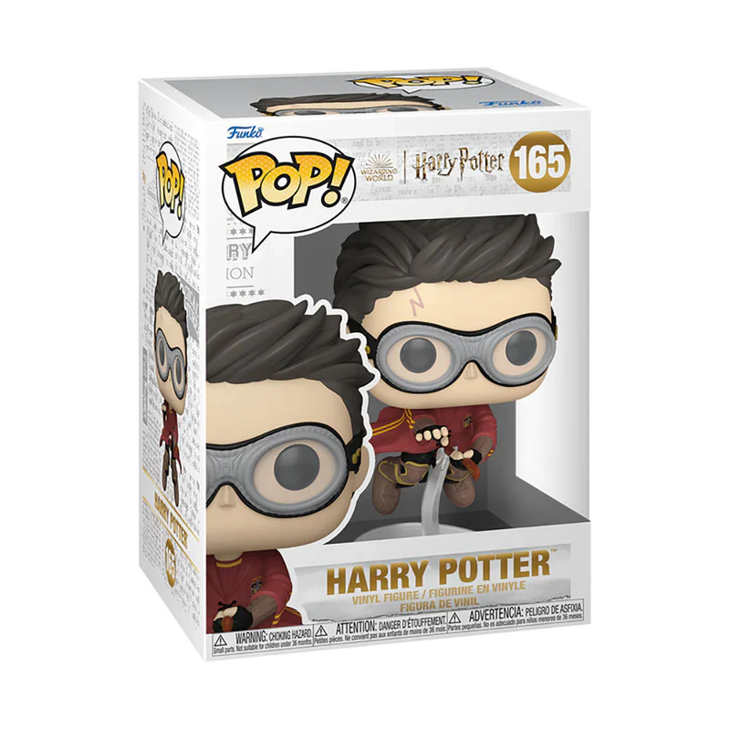 ¡Funko Pop! Películas: Harry Potter Prisionero de Azkaban – Harry Potter con la Escoba (Quidditch) #165