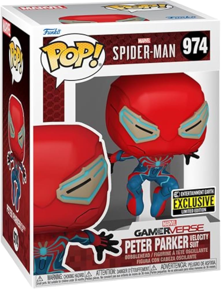 Funko Pop! Marvel Spider-Man – Peter Parker Velocity Suit #974