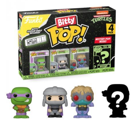 BITTY POP Donatello – 4 Figuras – Tortugas Ninja