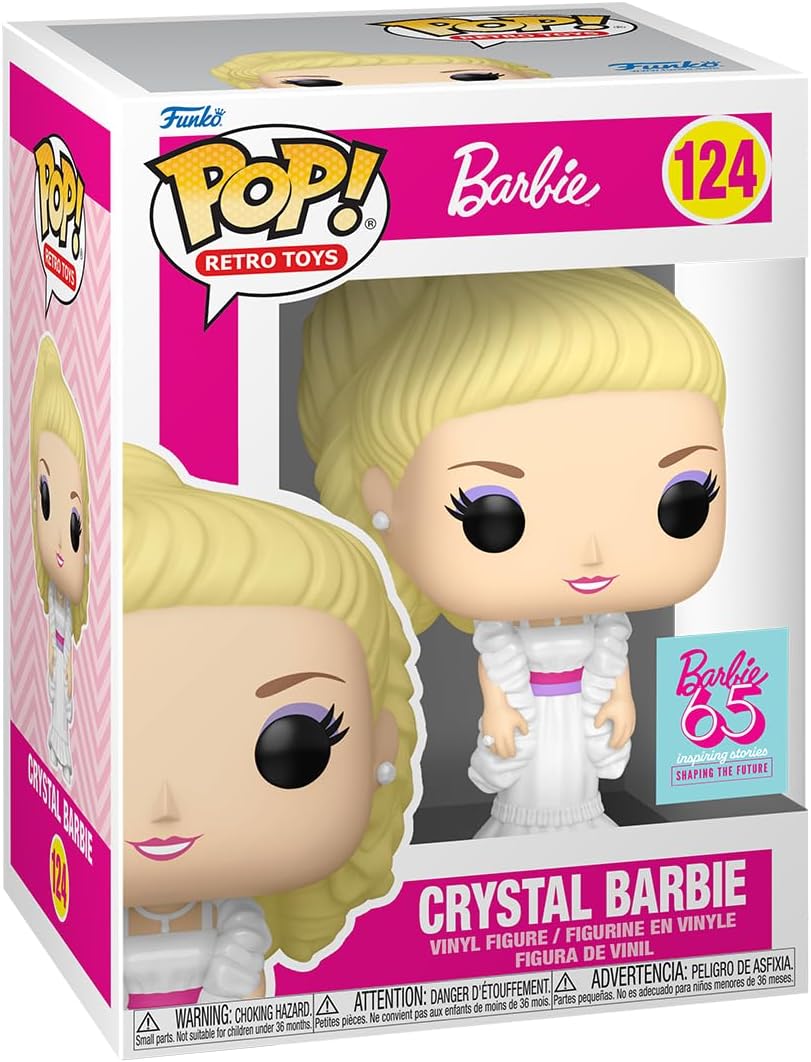 Funko Pop! Retro Toys: Barbie 65th Anniversary – Crystal Barbie Pearl #124