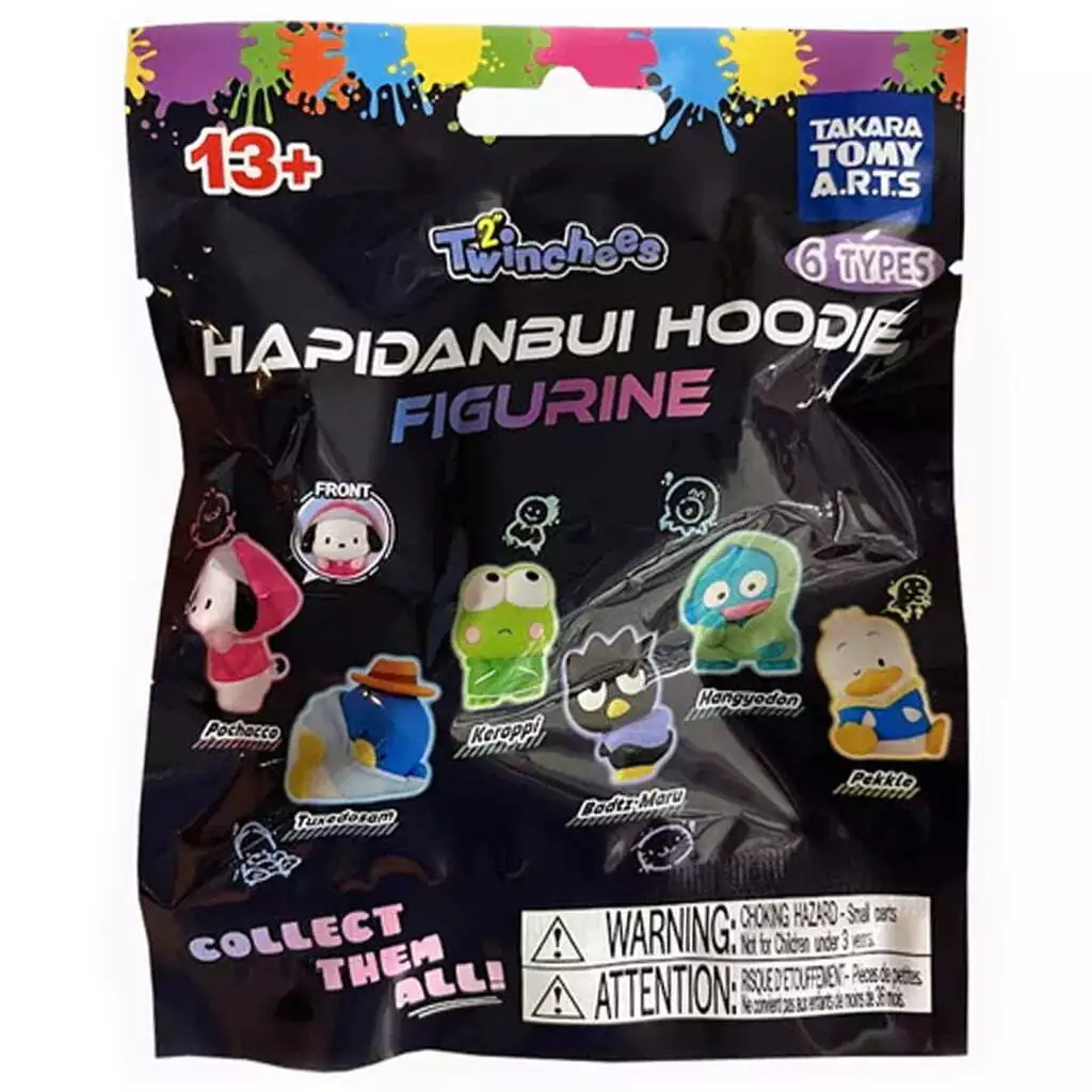 Twinchees Sanrio Hapidanbui Hoodie Figura en Bolsa Misteriosa