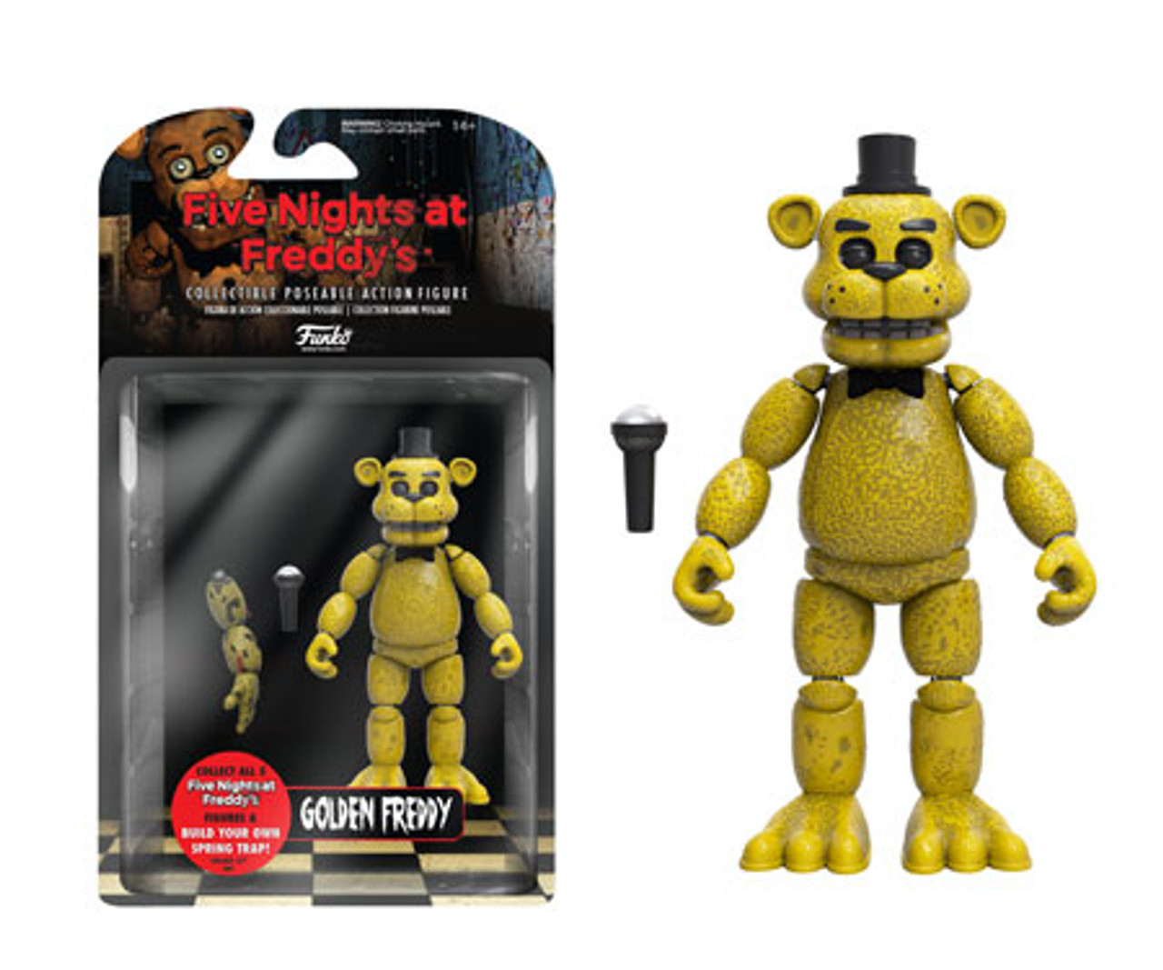 Funko cinco noches de  Golden Freddy figura de accion