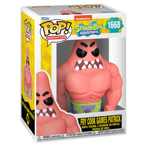 Figura POP Bob Esponja Fry Cook Game Patrick #1668