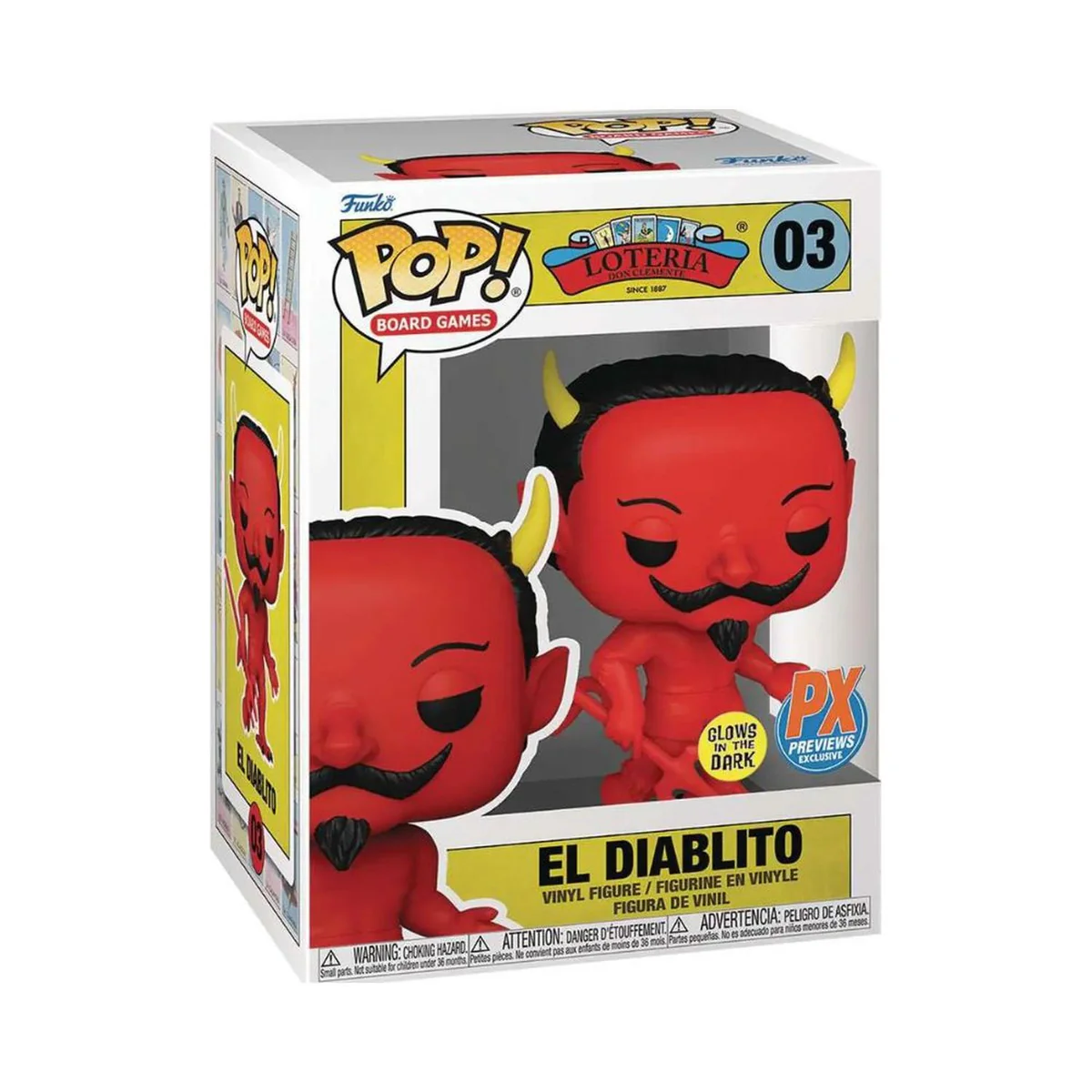 Funko Pop – El Diablito Brilla en la oscuridad EXCLUSIVO #03