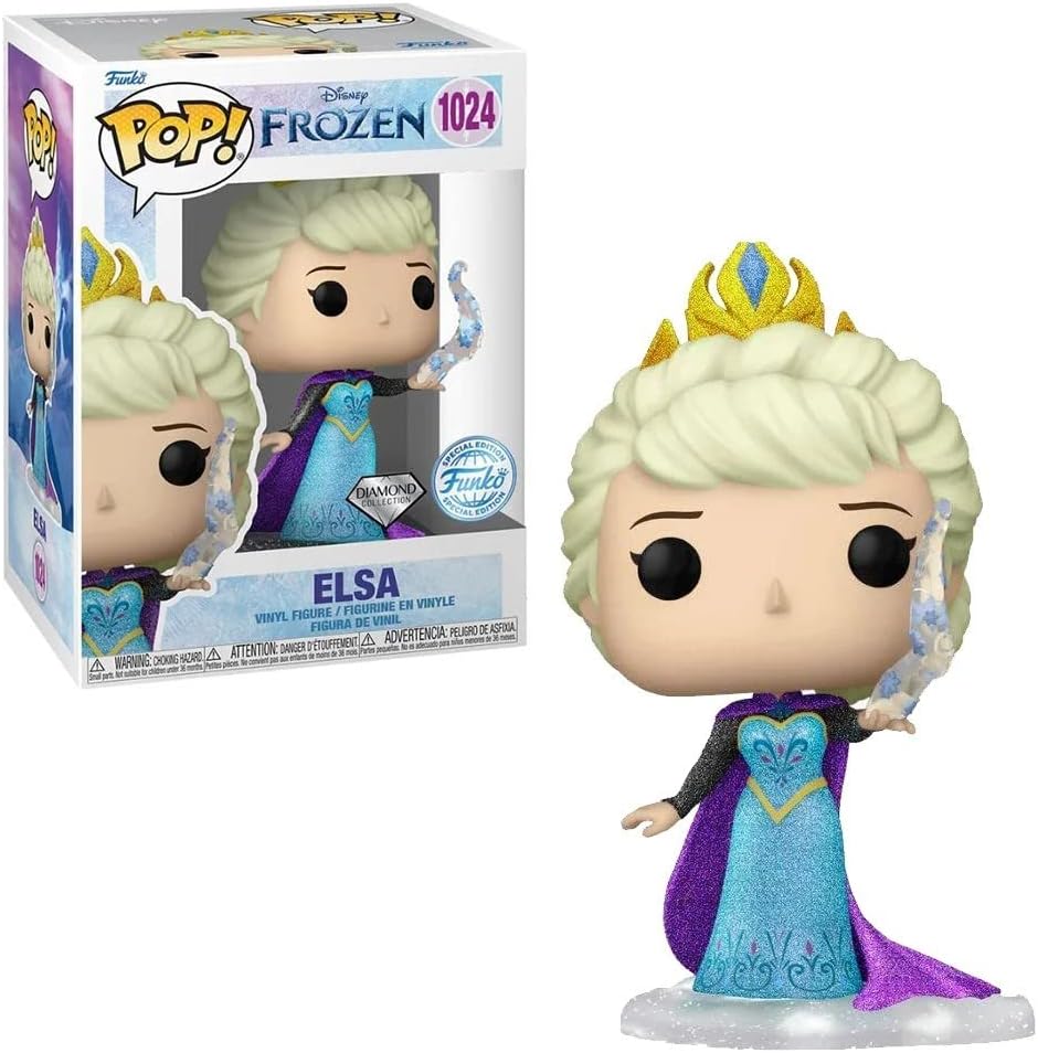 Funko Pop! Disney: Frozen – Elsa #1024 Sticker Special Edition Diamond Collection