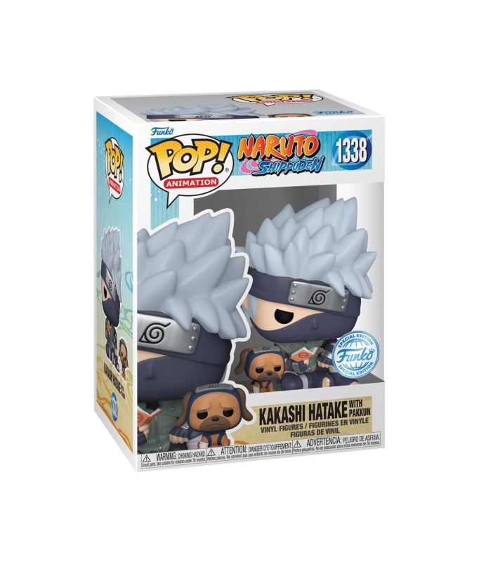 Funko Pop! Anime: Naruto Shippuden – Kakashi Hatake  with Pakkun #1338