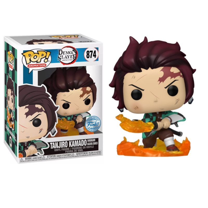 Funko Pop! Anime: Demon Slayer – Tanjiro Kamado (Hinokami Kagura Dance) #874