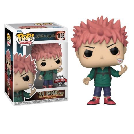 Funko Pop! Anime: Jujutsu Kaisen – Yuji Itadori with Sukuna Mouth EXCLUSIVO #1152