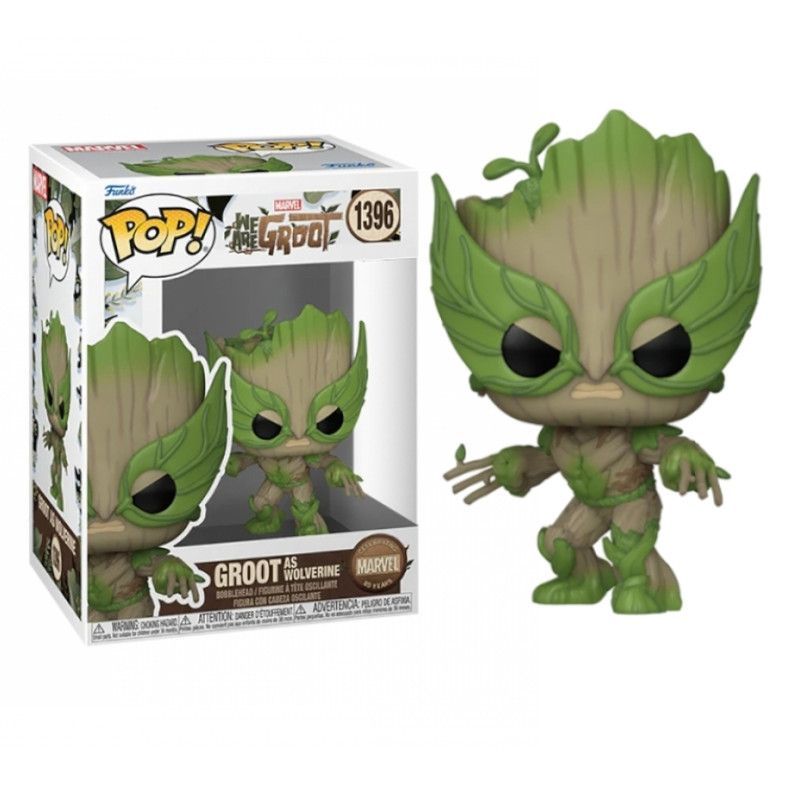 Funko Pop Marvel – We Are Groot – Groot as Wolverine #1396