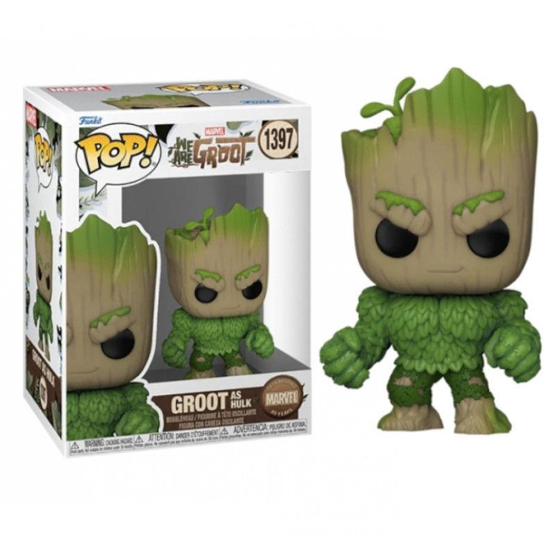 Funko Pop! Marvel: We Are Groot – Groot as Hulk #1397