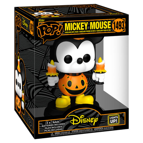 Funko Pop!! Super Disney Mickey Mouse Pumpkin #1493 con luces