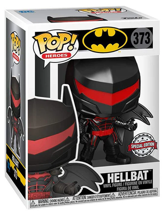 Funko POP! DC Super Heroes: Hellbat #373 Big Apple Collectibles Exclusive