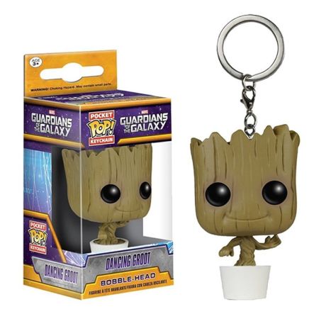 Funko Pop! Llavero – Guardians of the galaxy – Dacing Groot