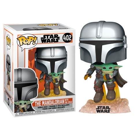 Funko Pop! Star Wars – The Mandalorian with the child #402