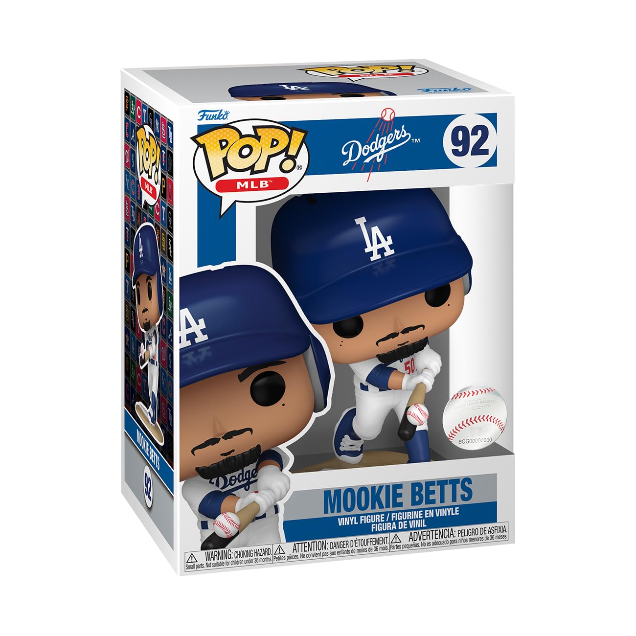 Funko Pop! Deportes – Dodgers – Mookie Betts #92