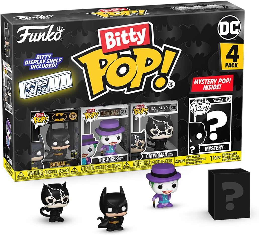 Funko Bitty Pop! 4 Mini Figuras – Batman 85th Anniversary