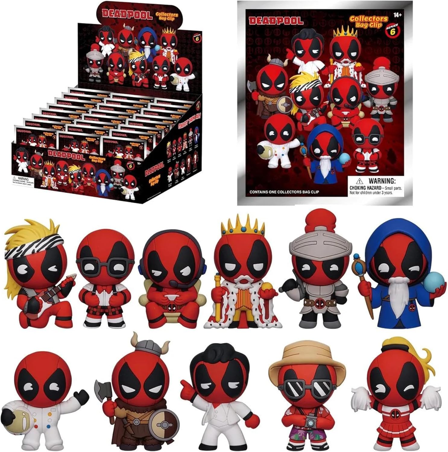 Deadpool S6 3D Foam Llavero (precio por unidad)