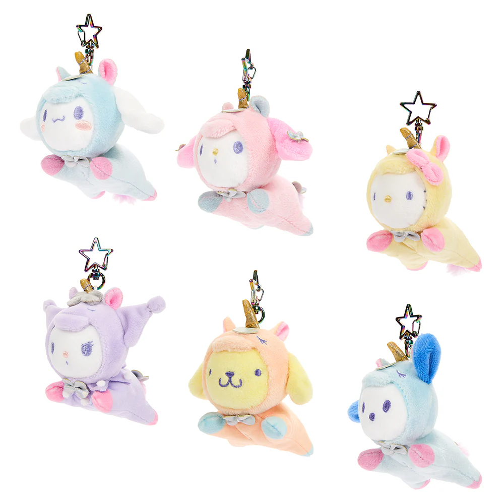 Hello Kitty And Friends -Pompompurin –  Llavero unicornio Peluche