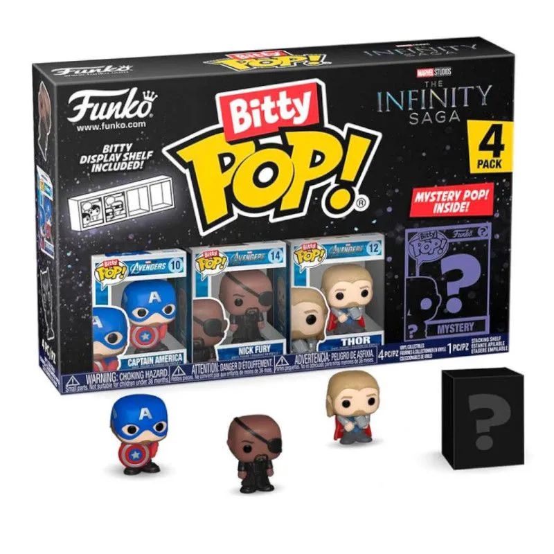 Funko Bitty Pop! 4 Mini Figuras – Infinity Saga