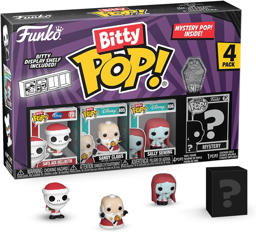 Funko Bitty Pop! 4 Mini Figuras – Night Before Christmas