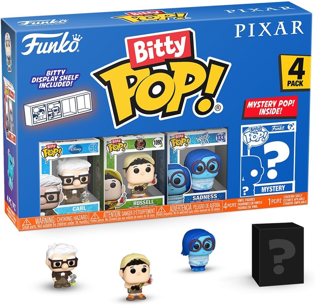 Funko Bitty Pop! 4 Mini Figuras – UP Pixar